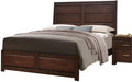 Acme Oberreit Eastern King Bed in Walnut