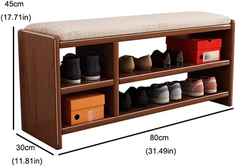 Double Layer Shoe Rack Bench for Entryway Stylish Home Porch Shoe Changing Stool Perfect for Living Room Corridor & Corner Versatile Sofa Stool for Shoes Storage