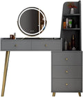 Vanity Benches Dresser Table Set Bedroom Modern Minimalist Storage Cabinet All-in-one Dressing Table Multifunctional Vanity Table (Color : C)