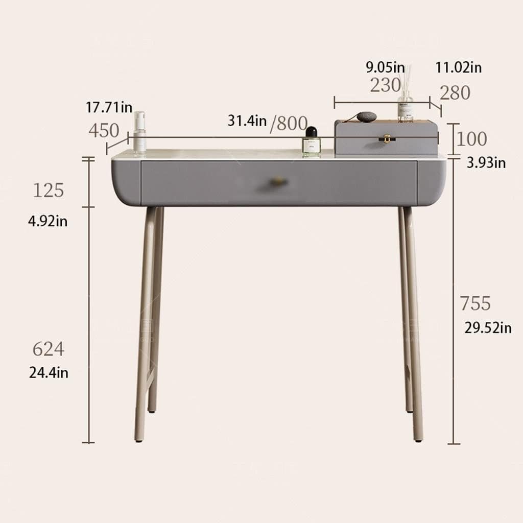 Vanity Benches Vanity Desk Set Modern Ladies Dresser Simple Dresser Multifunctional Bedroom Small Dresser with Stool (Color : B)