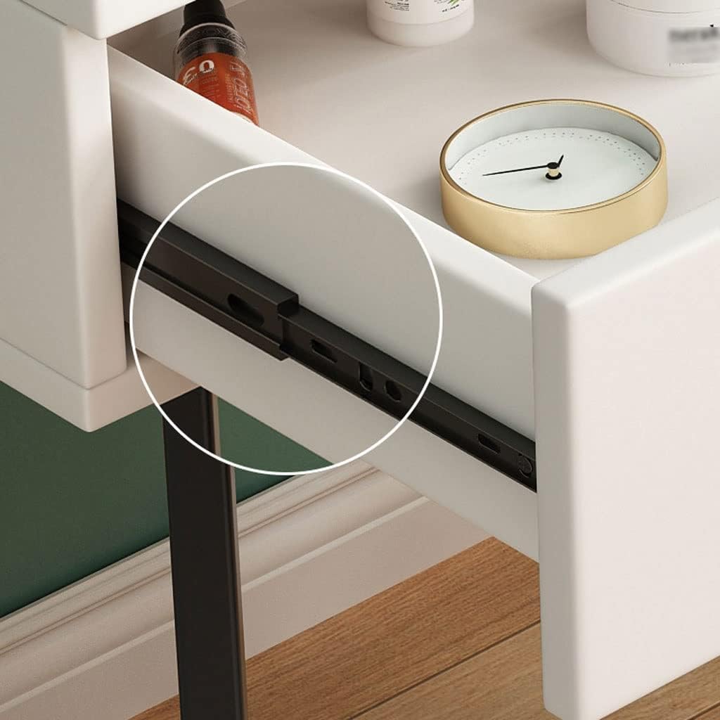 Vanity Benches Makeup Table Set Modern Minimalist Vanity Table Bedroom Small Apartment Dressing Table Cosmetic Storage Table (Color : A)