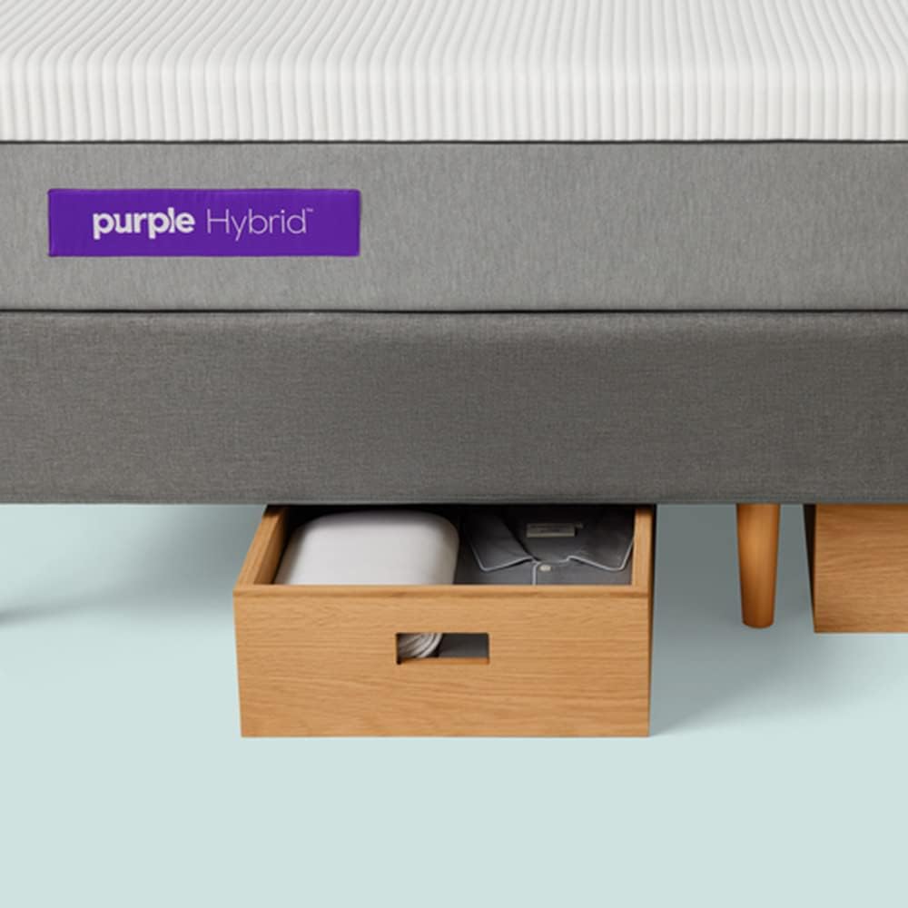 Purple Foundation - Twin - Stone
