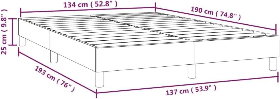 White Faux Leather Full Bed Frame with Plywood Slats, Modern Minimalist Design for Adult Bedroom, Durable Engineered Wood Construction, Easy Assembly and Effortless Cleaning