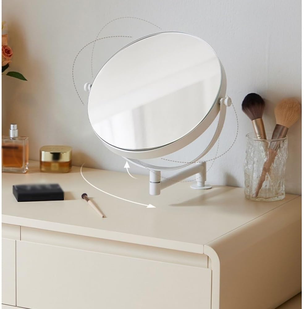 Vanity Table Narrow Vanity with Mirror Drawer Cabinet New Roman Design for Bedroom Corner