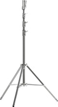 Kupo Master High Cine Stand with Triple Function Universal Head, Heavy Duty Steel Construction, Leveling Leg, Extended Height up to 14.6', High Load Support up to 88.2lbs, Silver (KS500412)