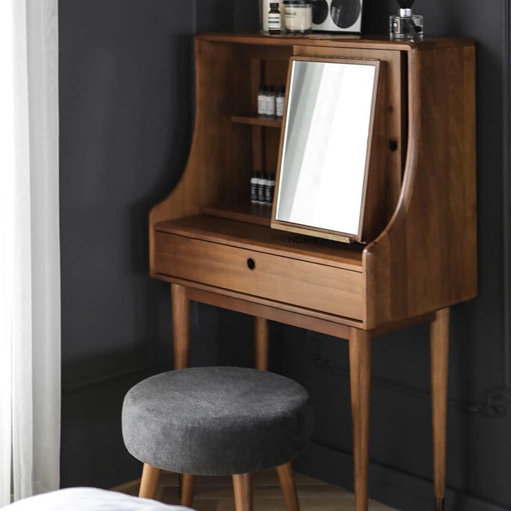 Vanity Benches Dresser Set Modern Ladies Dresser Multifunctional Table Simple Dresser Bedroom Small Dresser with Stool (Color : A)