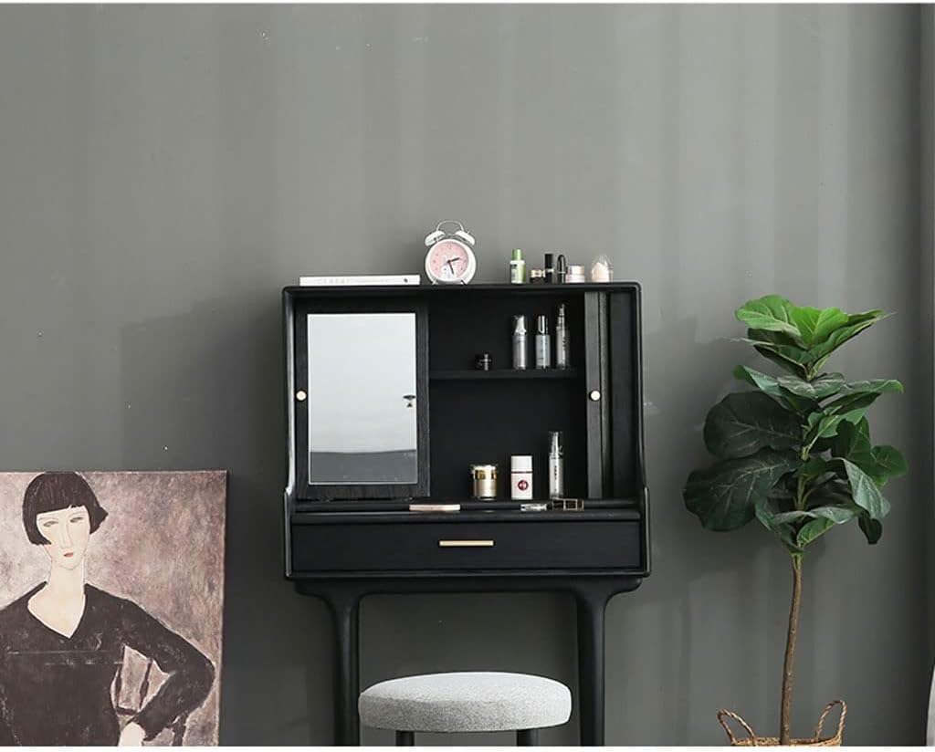 Vanity Benches Dressing Table Bedroom Small Dressing Table Modern Ladies Vanity Table Multifunctional Table Simple Dressing Table (Color : A)
