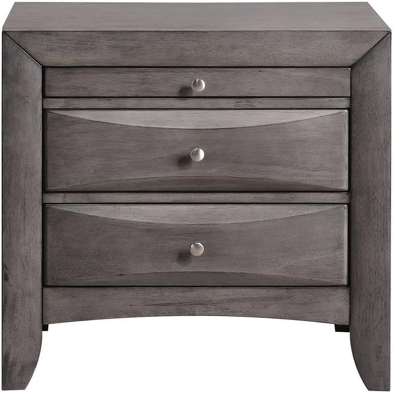 Picket House Furnishings Madison King Storage 6 Piece Bedroom Set in Gray