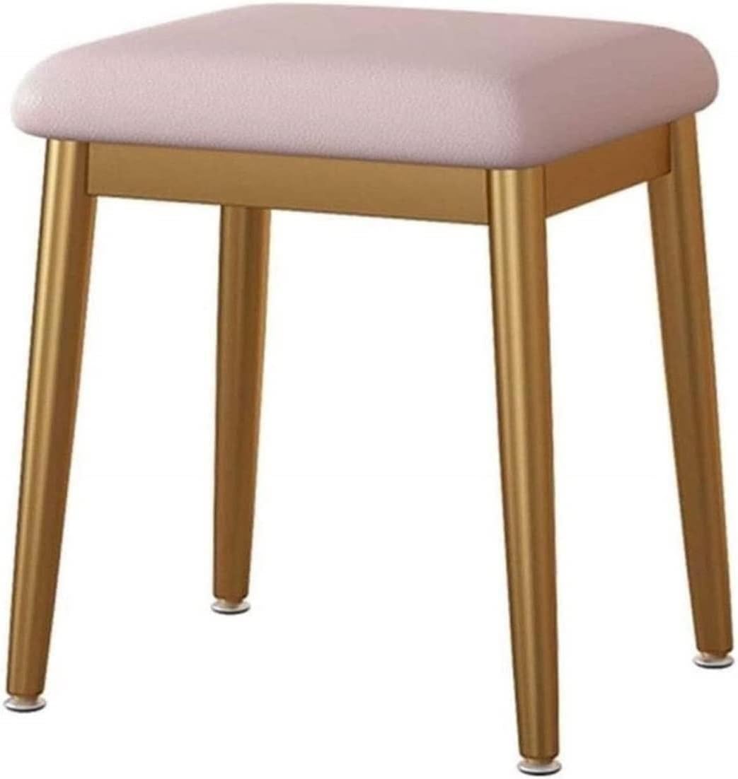 BTZHY Vanity Chair,Dining Desk Stools, Leather Footstools, Vanity Benches, Piano Stool, Women Makeup Seat, Dressing Stools