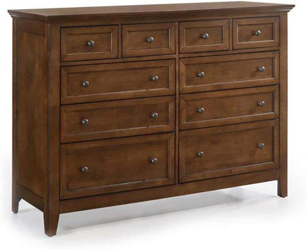 Intercon San Mateo King Size 4 Piece Storage Bedroom Set Tuscan Finish