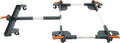 Adjustable Mobile Base Rolling Stand Universal Heavy Duty Mobile Base for Shop Equipment, Steel Rolling Stand for Tools and Machines, 1500 lbs Load Capacity