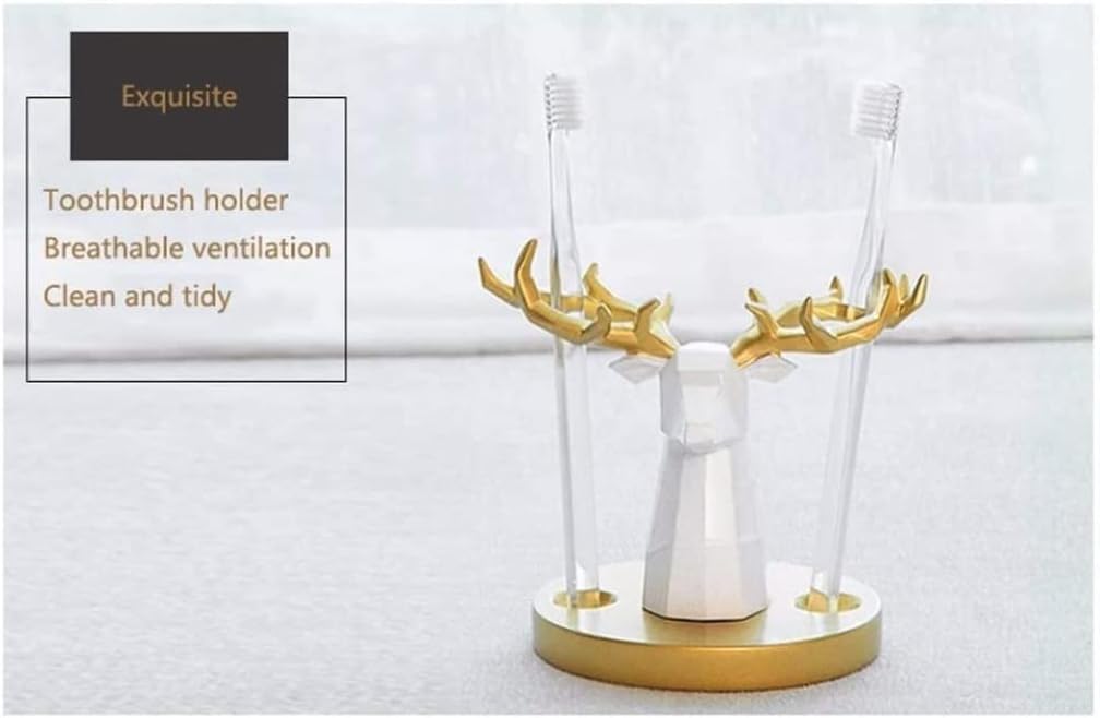 Vanity Bathroom Decor, Resin Bathroom Accessories 5-Piece Bathroom Set Toothbrush Holder Set Tumbler Soap Dish Soap Dispenser Set Housewarming Gift
