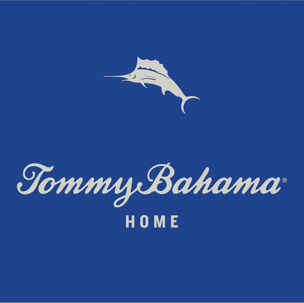 Tommy Bahama - Queen Comforter Set, Cotton Bedding with Matching Shams & Bedskirt, Medium Weight Bedding Set for All Seasons (Raffia Palms Brown, Queen)