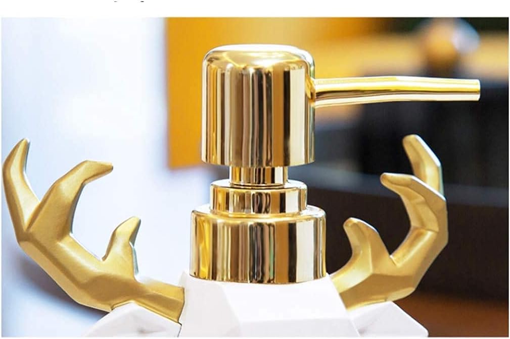 Vanity Bathroom Decor, Resin Bathroom Accessories 5-Piece Bathroom Set Toothbrush Holder Set Tumbler Soap Dish Soap Dispenser Set Housewarming Gift