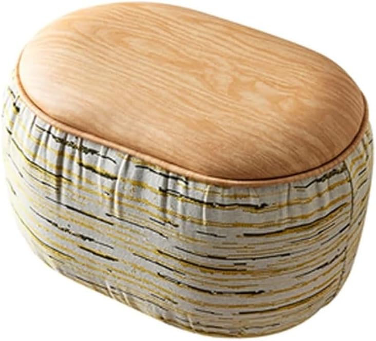 Footstool Entrance Shoe Bench Modern Oval Small Bench Makeup Vanity Stool for Living Room, Bedroom,Hallway Creative Stool Lounge