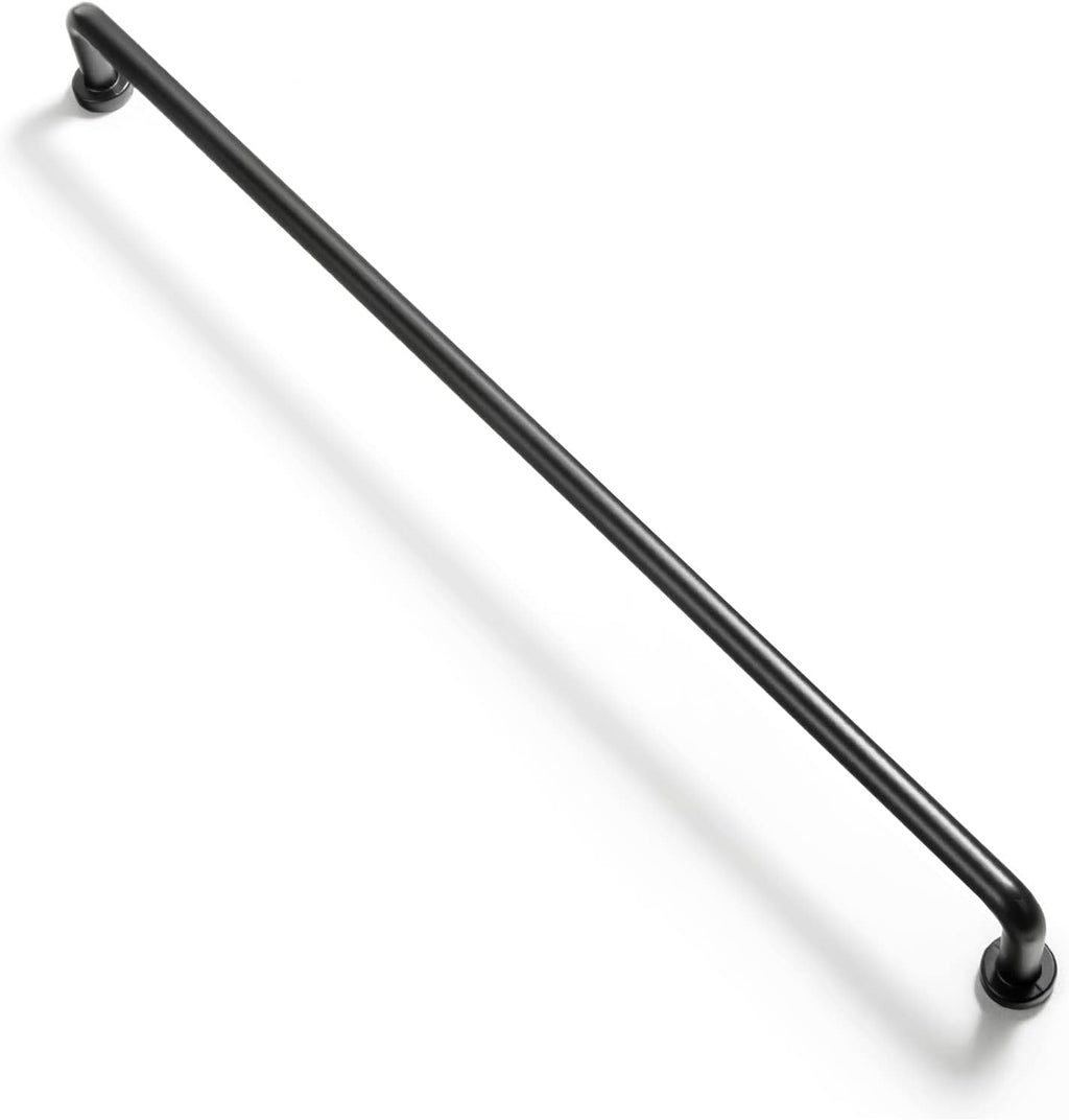 Goo-Ki 6 Pack 12 5/8' Center to Center Matte Black Modern Cabinet Pulls Solid Contemporary Home Improvement Hardware Drawer Pulls Zinc Alloy Kitchen Handles
