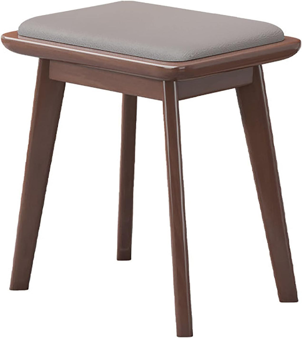 BTZHY Vanity Chair,Vanity Stool,Modern Upholstered Makeup Dressing Bench Footstool Side Table Seat Dressing Chair,Piano Seat with Padded Cushion and Solid Wood Leg