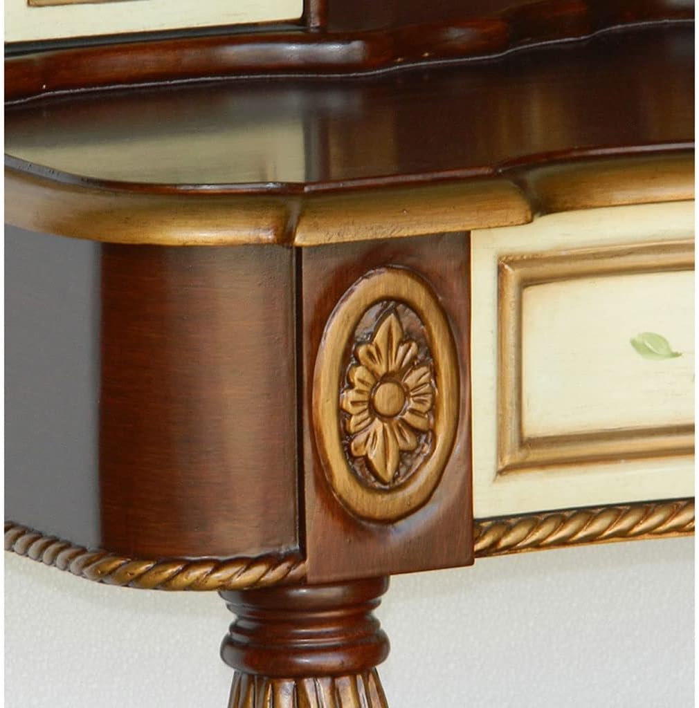 Vanity Benches Vanity Desk Set Wooden Dresser Ladies Dresser Dresser with Drawers and Stools Bedroom Small Apartment Dresser (Color : B)