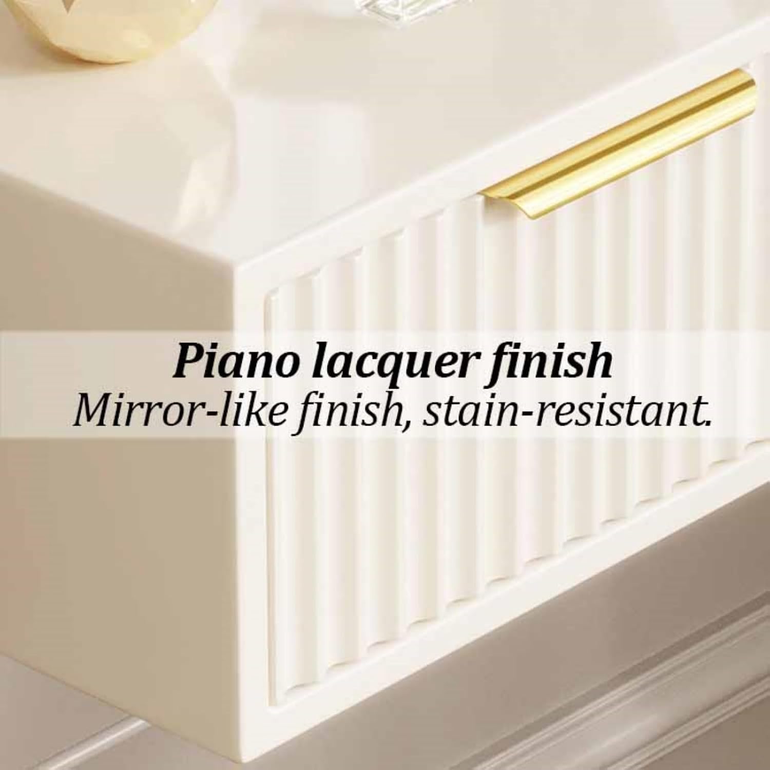 2 Drawers Vanity, Floating Vanity Makeup Table, Solid Wood Wall Mounted Makeup Desk, Suspended Corner Desk, Floating Nightstand Bedside Table for Bedroom (70 * 26 * 18cm)