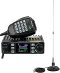 Retevis RA25 GMRS Mobile Radio (1Pack) Bundle with GMRS Antenna (1Pack), 32-inch 462-467Mhz GMRS Mobile Antenna, 20W Long Range GMRS Radio Mobile Transceiver, 8 Repeater Channel Base Station