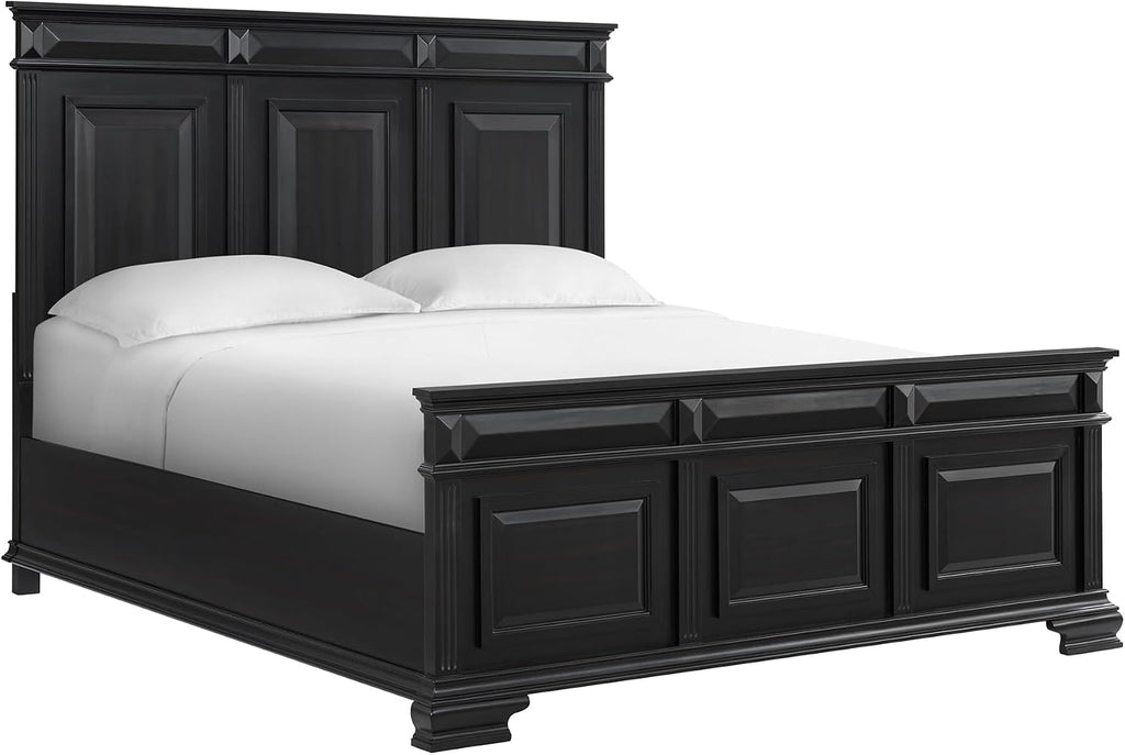 Picket House Furnishings Sumner King Panel 3PC Bedroom Set in Black