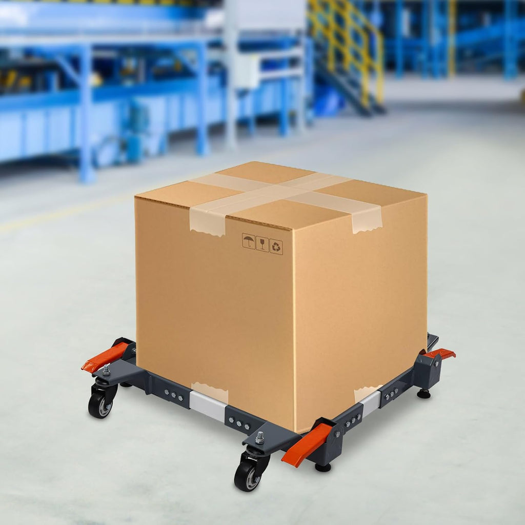 Mobile Base Universal, Heavy Duty Universal Mobile Base with 4 Universal Wheels, Mobile Base Industrial Strength Rolling Mobile for Shop Equipment up to 1500Lbs, 47.7 * 35.9 * 5.9 in