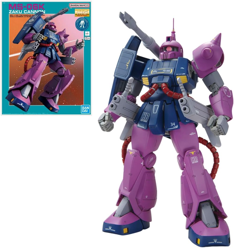 Bandai Spirits MG 1/100 Gundam Base Limited Zaku Cannon (Z Gundam Ver.) Mobile Suit Z Gundam Color Coded Plastic Model
