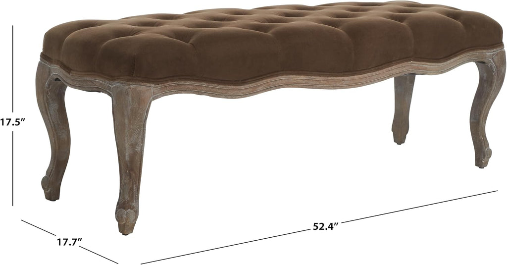 Safavieh Mercer Collection Randy Beige Linen Bench