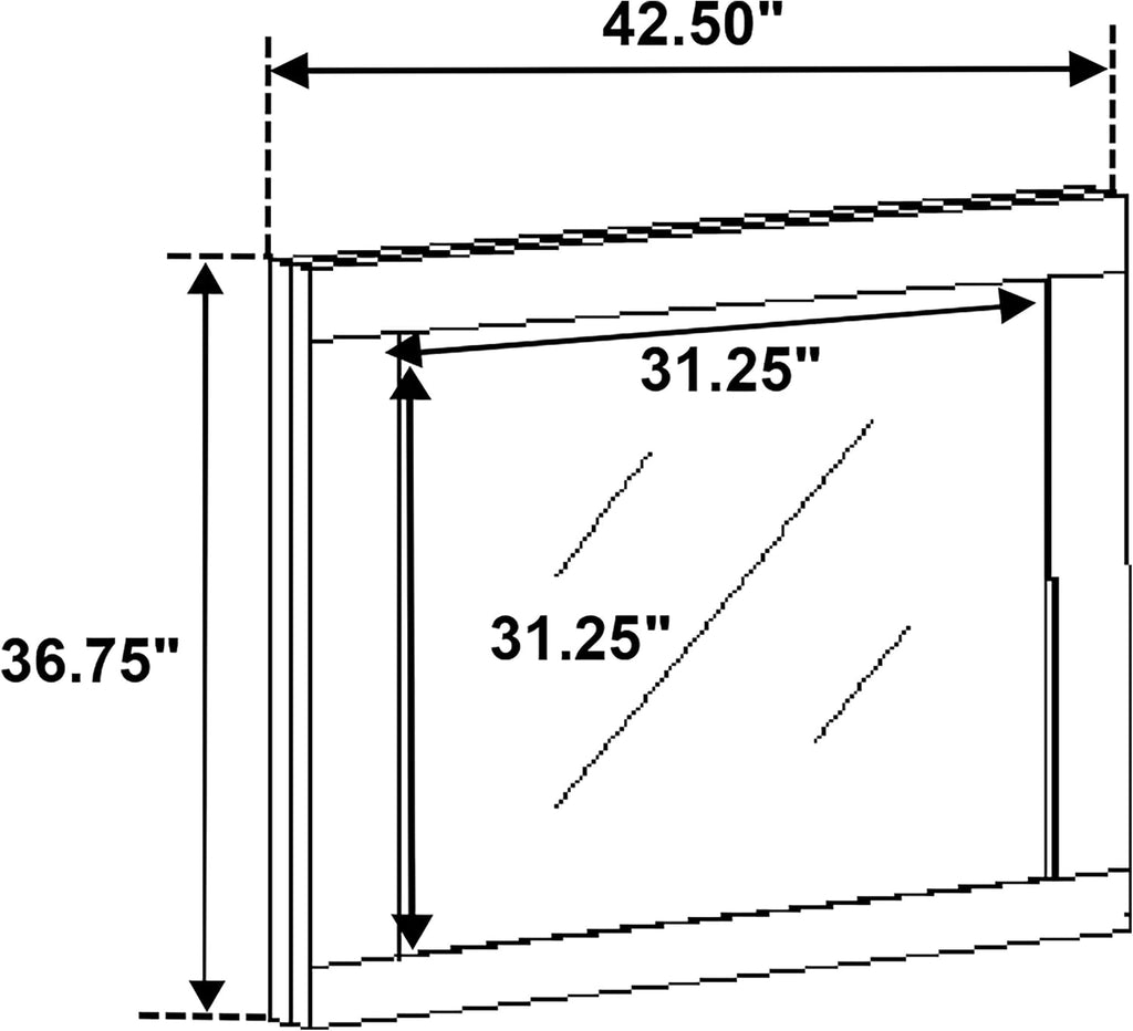 Coaster Home Furnishings Fenwick Not Assigned 4-Piece Bedroom Set California King Size Bookcase Bed Frame 48-inch Headboard Grey Oak/Almond 224981KW-S4