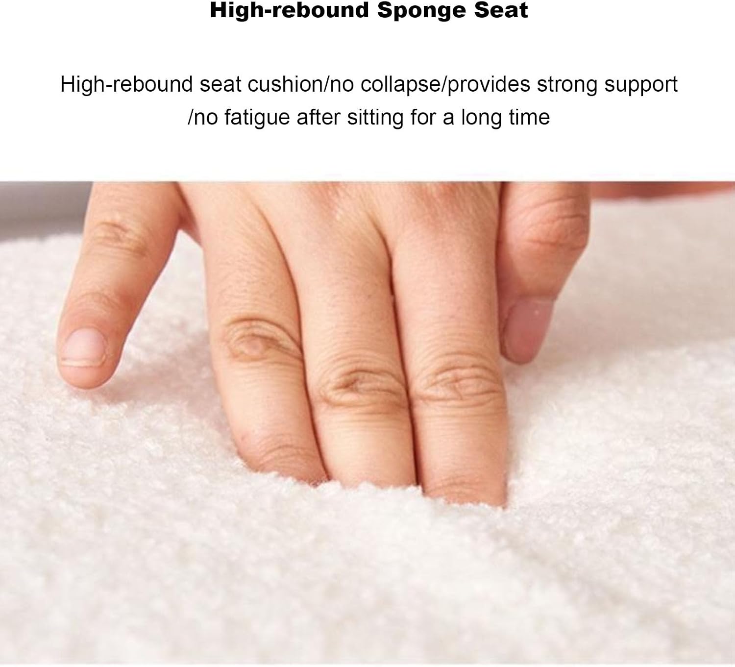 Beige,Large, Fuzzy Sherpa Upholstered Ottoman Bench, Ottoman Bench End of Bed, Modern Upholstered Bench, Modern Fabric Arched Bench, Vanity Bench Stools for Living Room Bedroom Entryway