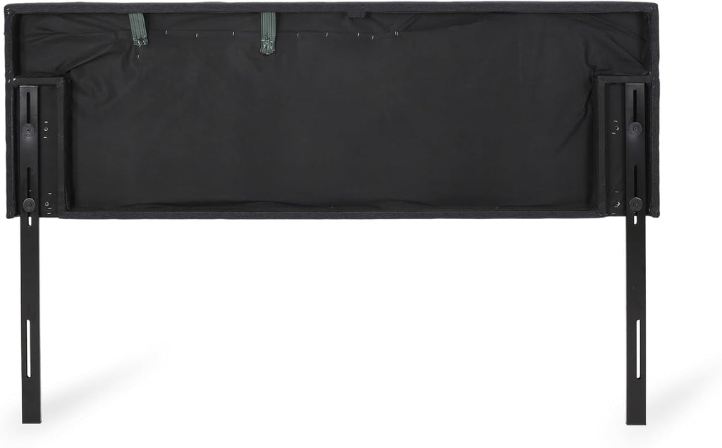 Christopher Knight Home Contemporary Upholstered King/Cal King Headboard, Black