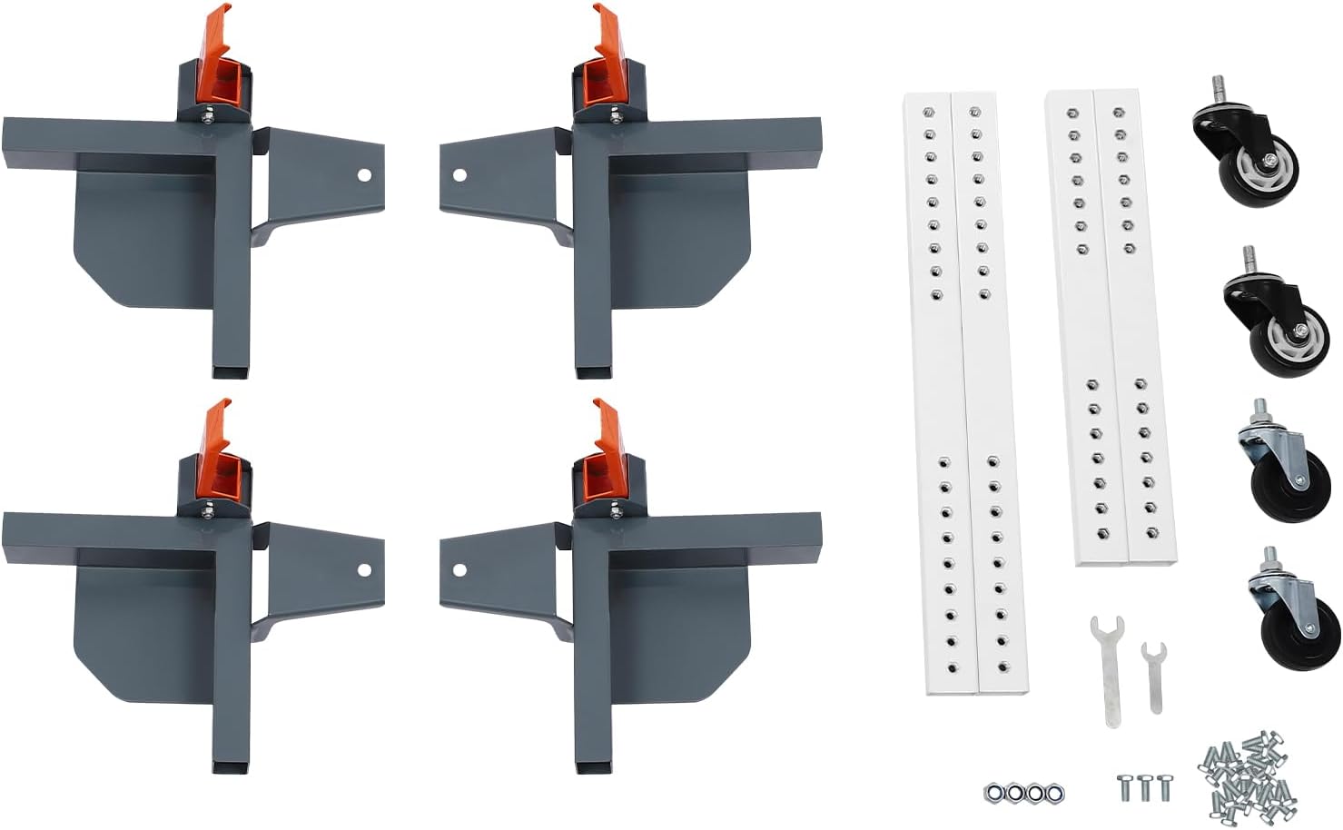 Mobile Base Universal, Heavy Duty Universal Mobile Base with 4 Universal Wheels, Mobile Base Industrial Strength Rolling Mobile for Shop Equipment up to 1500Lbs, 47.7 * 35.9 * 5.9 in