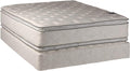 Dream Solutions USA DS USA Gentle Plush King Size Double-Sided Eurotop Mattress Set with Metal Bed Frame - Quilted Fabric, Durable Edge Guards, Orthopedic, Longlasting Comfort