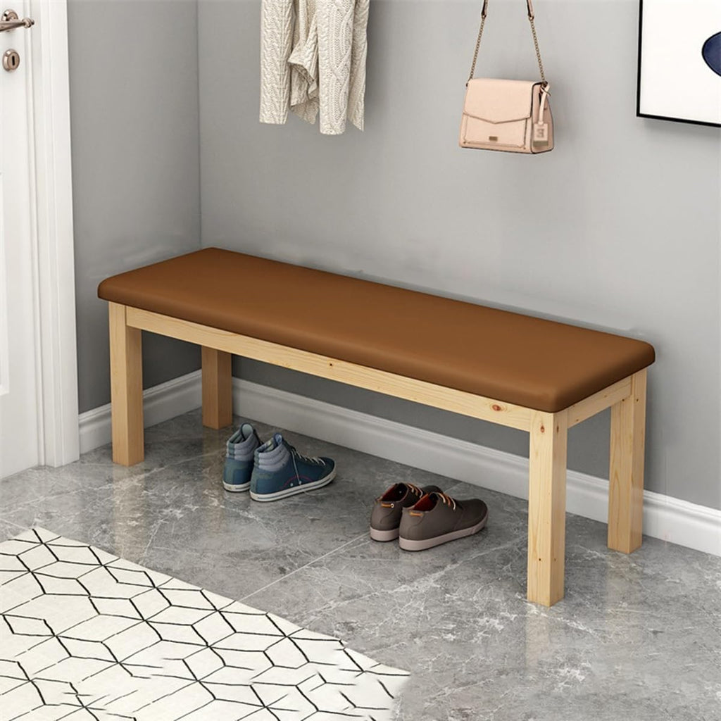 BTZHY Vanity Chair,Rectangular ns Bench, Foot Stool for Living Room, Vanity Chair for Makeup Room, Upholstered n Foot Rest for Modern Bedrooms, and Corridors