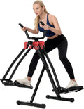 Air Walk Elliptical Glider Machine,Ellipse Home Cross-Training Arm/Leg Cardio Workout Machine for Senior & Adult,Side Sway Action 360 Motion Full-Body Exerciser for Home Gym