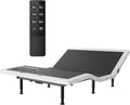 Electric Full Size Adjustable Bed Frame with Wireless Remote, USB, Head & Foot Incline, Underbed Lighting, Heavy Duty Platform - Easy Assembly, Zero Gravity, Quiet Motor - Metal BedFrame
