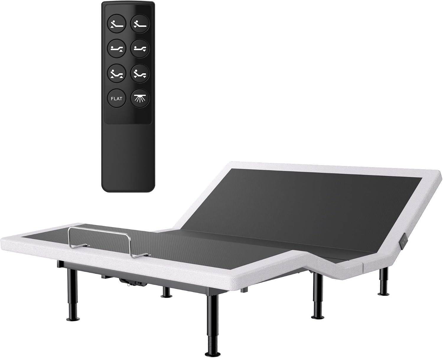 Electric Full Size Adjustable Bed Frame with Wireless Remote, USB, Head & Foot Incline, Underbed Lighting, Heavy Duty Platform - Easy Assembly, Zero Gravity, Quiet Motor - Metal BedFrame