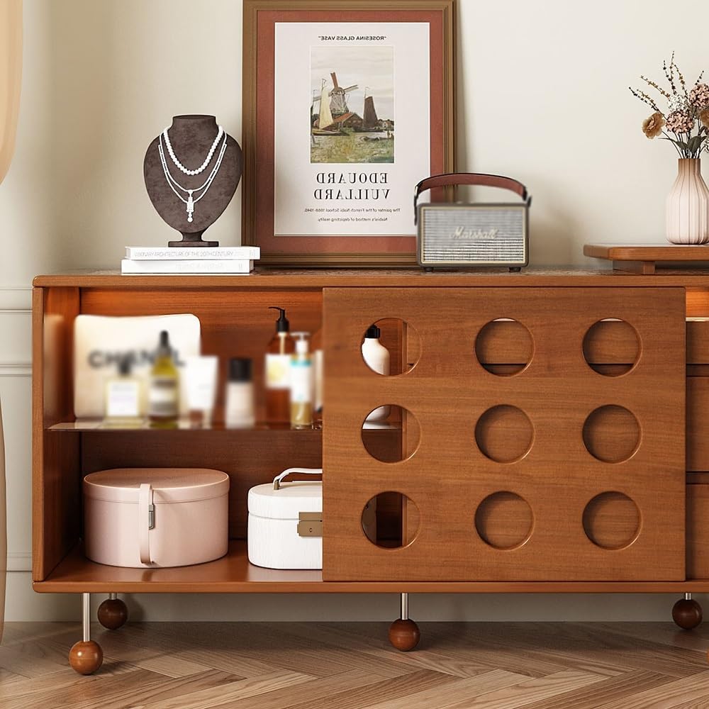 Vanity Desk Chic Vintage French Style Expandable Makeup Vanity Perfect for Bedroom Corner Storage