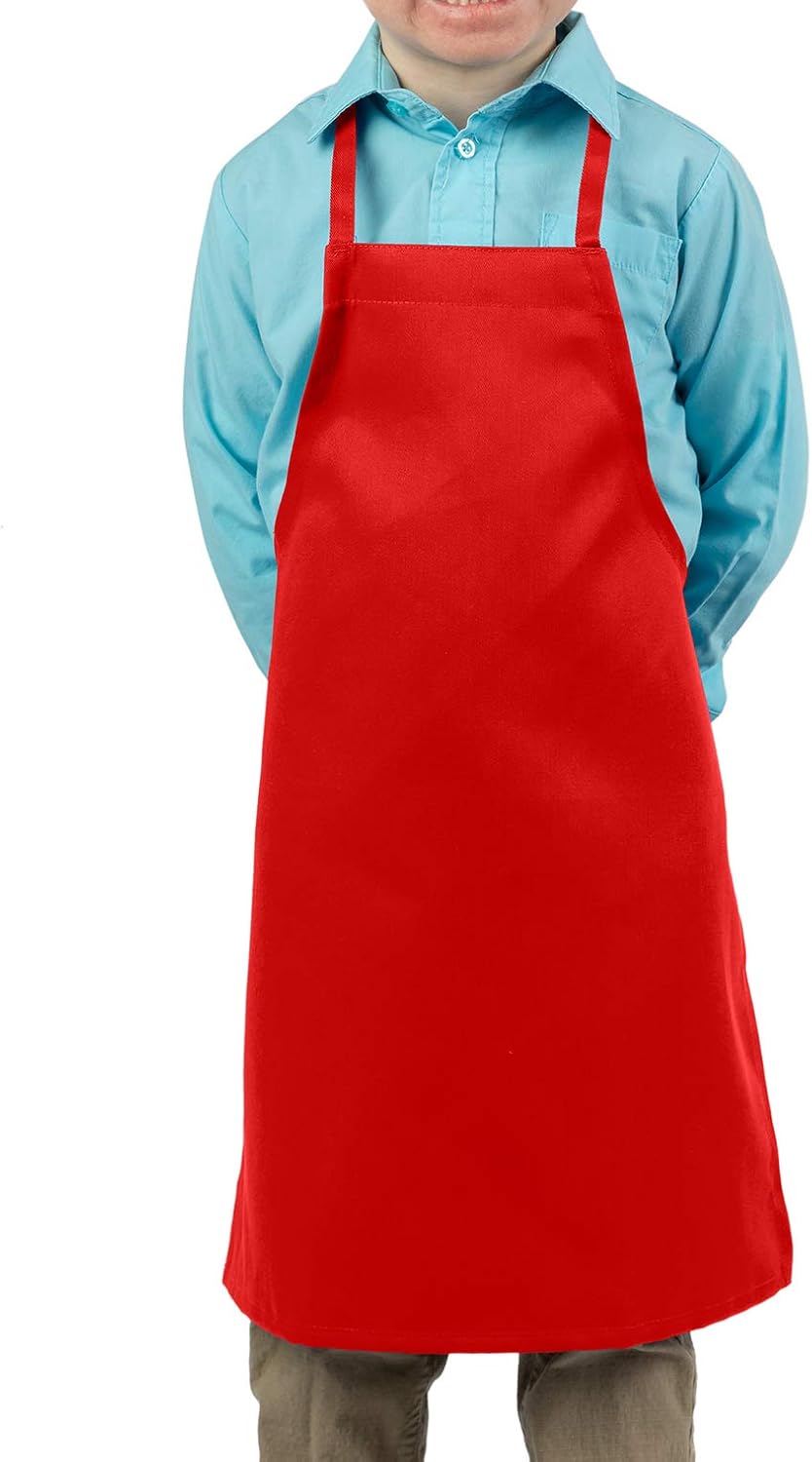 KNG Kids Cooking Apron for Girls and Boys – Medium