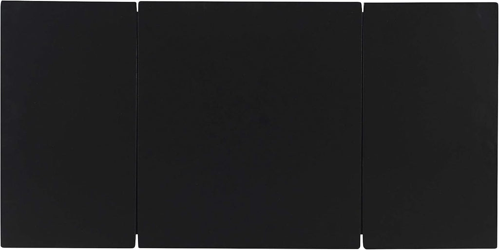 Linon Home Dcor Linon Black Butterfly Stool Vanity Set with Bench, 36'w x 18'd x 30'h,