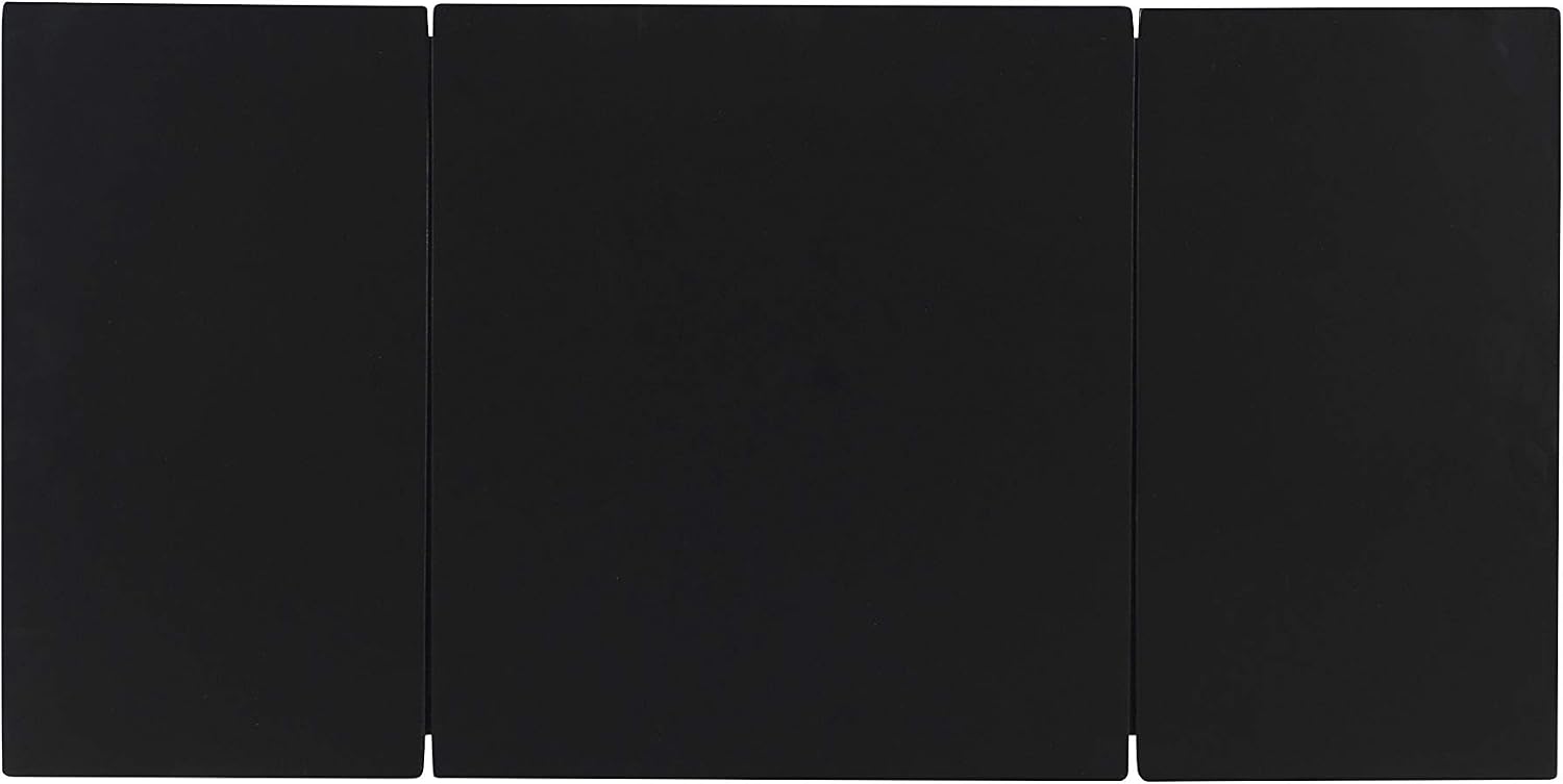 Linon Home Dcor Linon Black Butterfly Stool Vanity Set with Bench, 36'w x 18'd x 30'h,