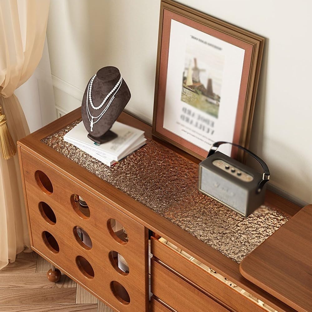 Vanity Desk Chic Vintage French Style Expandable Makeup Vanity Perfect for Bedroom Corner Storage