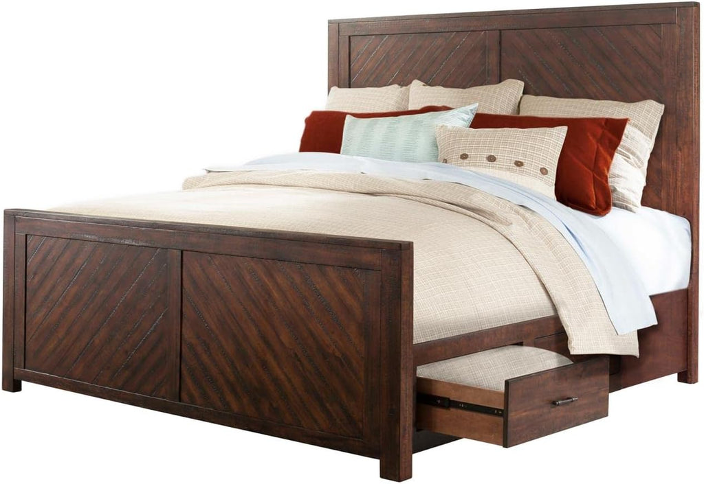 Picket House Furnishings Dex 4 Piece King Platform Storage Bedroom Set