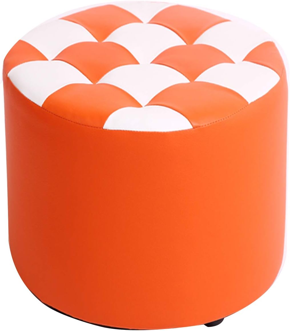 BTZHY Vanity Chair,Makeup Dressing Stool,Round Upholstered Footstool,Shoe Bench Vanity Stool Cushioned Chair Piano Seat n Functional Stool Sofa Stool