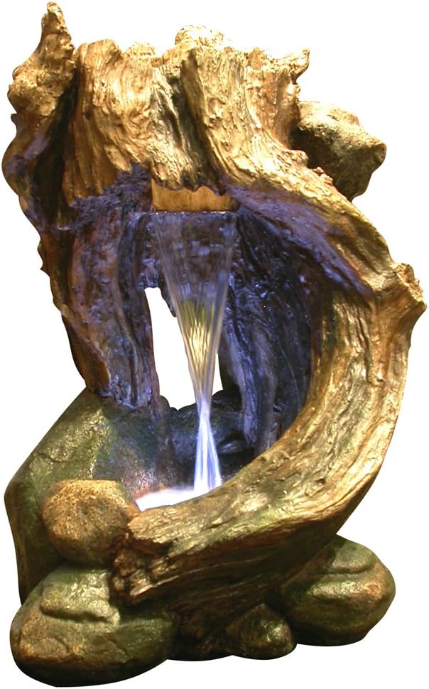 Alpine Rainforest Tabletop Fountain with 1-LED light