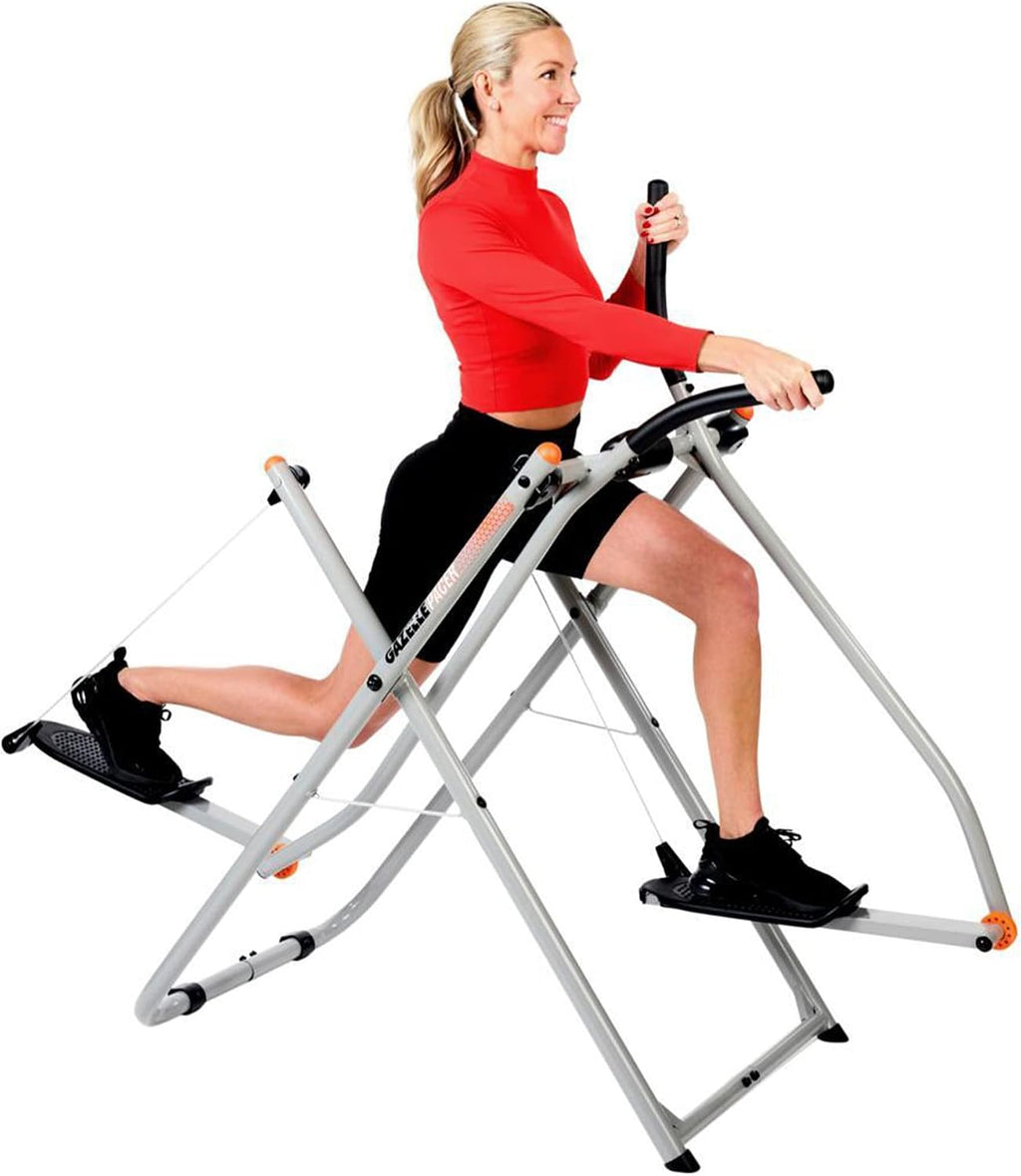 Gazelle Glider Elliptical Hybrid Exercise Machine Plate for Home Gym, Pacer or Sprinter Model - Low-Impact Cardio & Strength Training