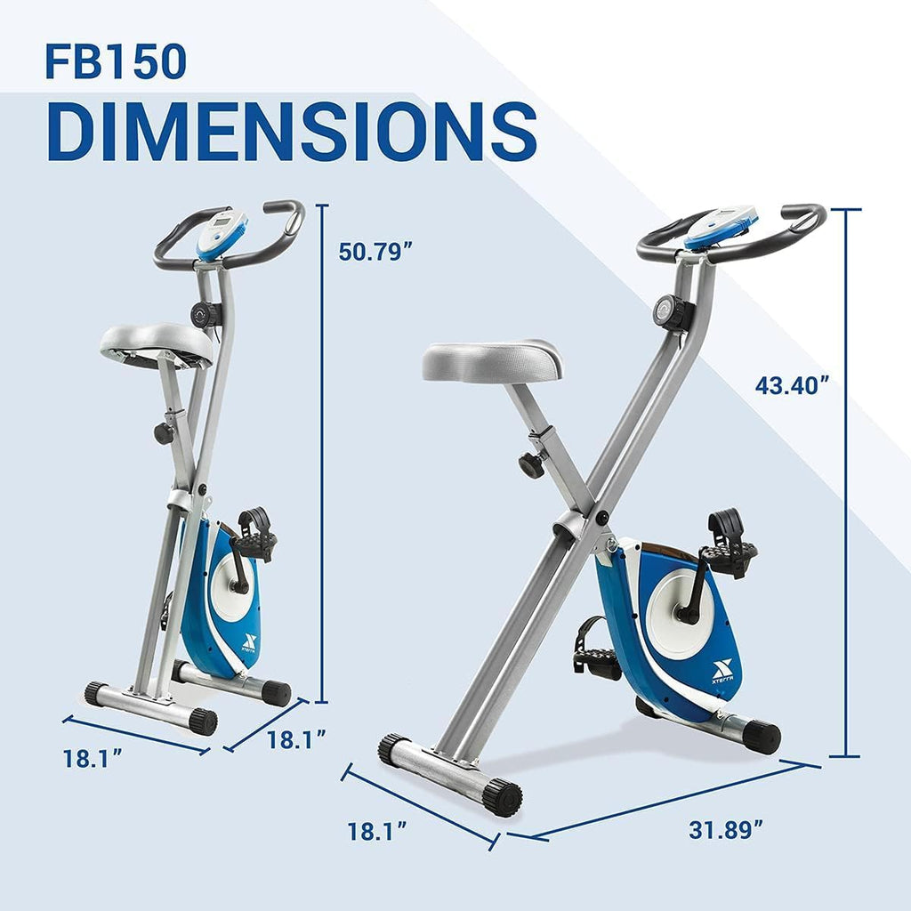 Folding Exercise Bike, 225 LB Weight Capacity