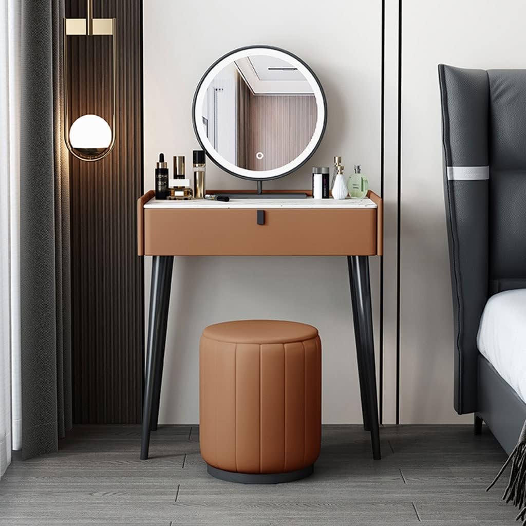 Vanity Benches Vanity Table Set Bedroom Modern Dresser Ladies Fashion Dresser Dresser Storage Cabinet Dresser with Drawers (Color : A, Size : L70cm)