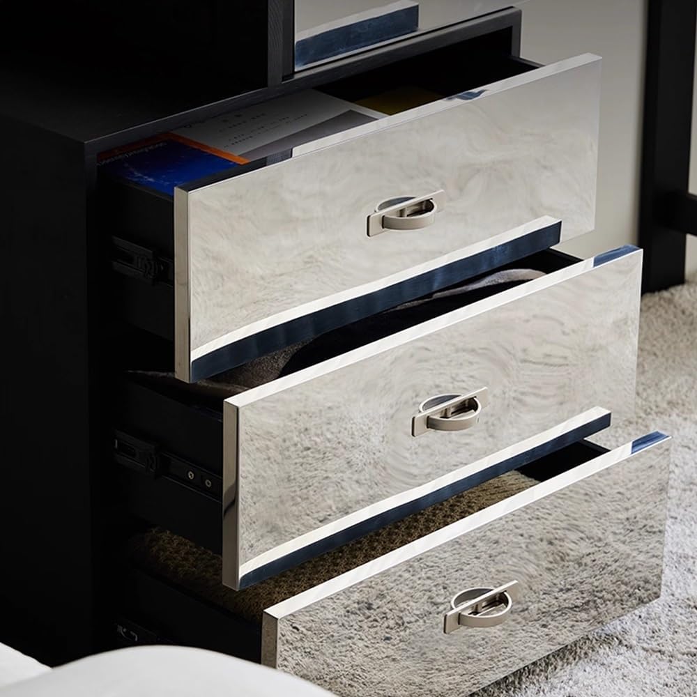 Vanity Desk Solid Wood Vanity Table Expandable Luxury Bedroom Corner Makeup Desk with Stylish Storage
