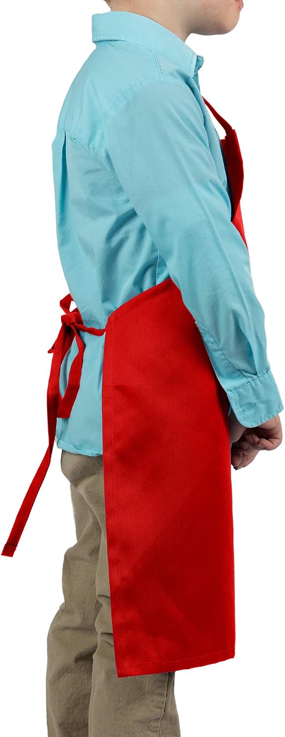 KNG Kids Cooking Apron for Girls and Boys – Medium